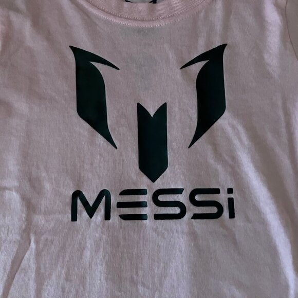 Leonel Messi T-Shirt Pink & Black Unisex Toddlers 3T NWT - Picture 5 of 5